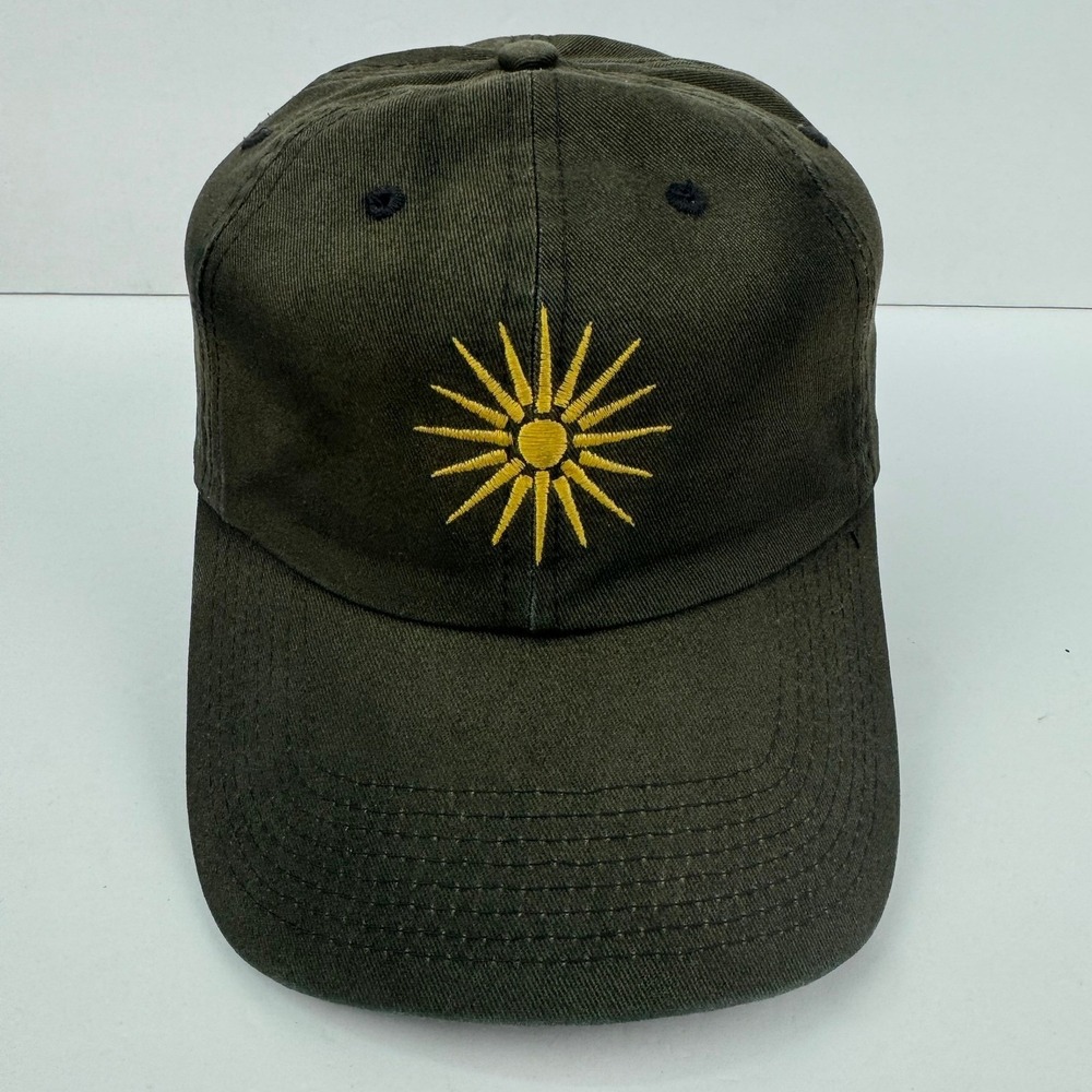Helios Seattle WA Hat Fahrenheit Headwear Olive‎ Green Sun Embroidered Cap